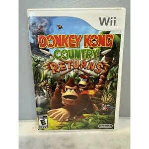 Nintendo Donkey Kong Country Returns (Nintendo Wii, 2010) Complete. Tested